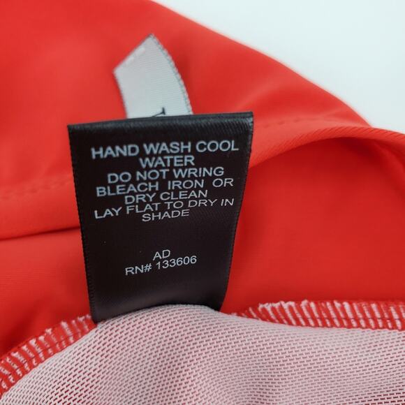 Ashley Stewart Swim Bottom red orange sz 24 - Picture 4 of 7